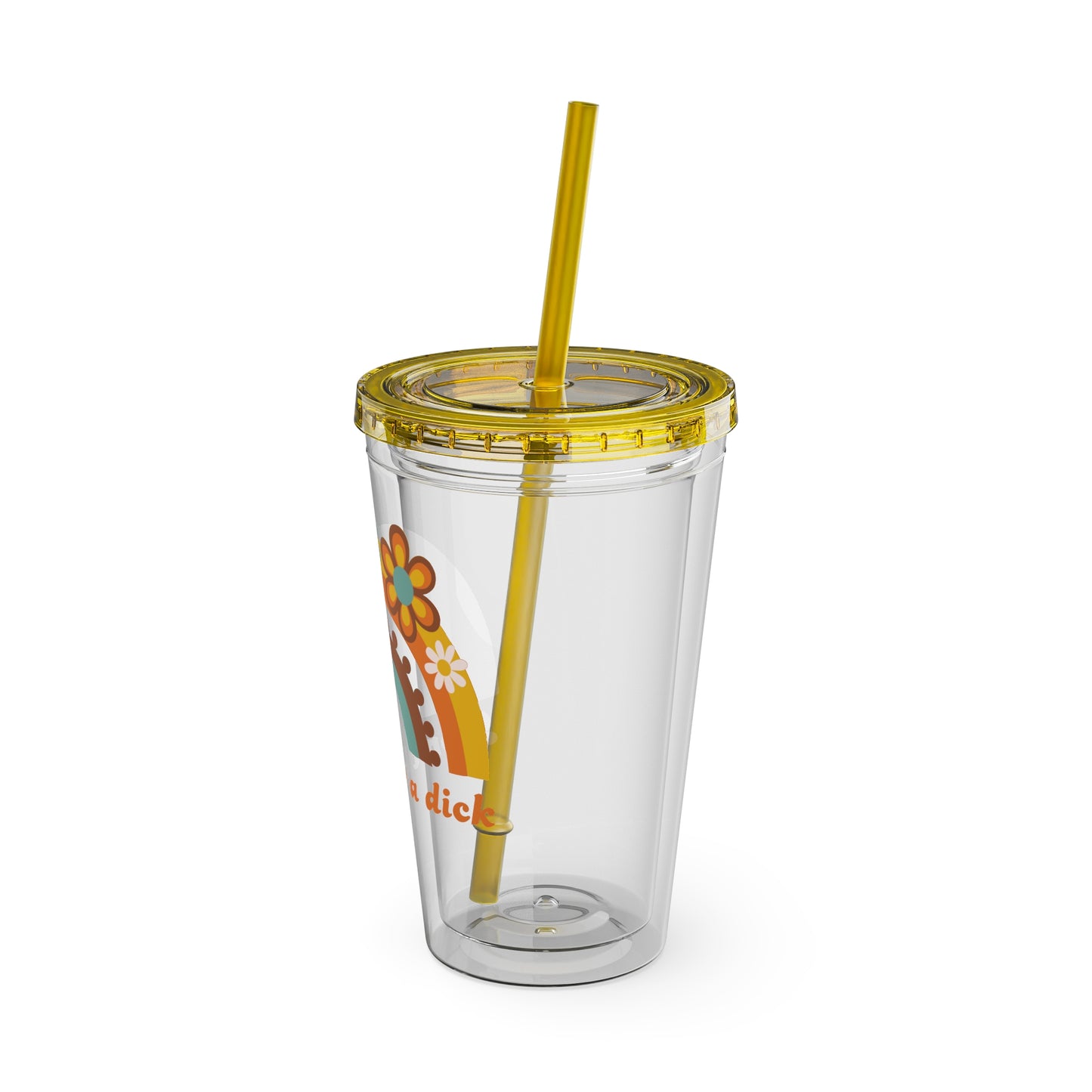 Sunsplash Tumbler with Straw, 16oz