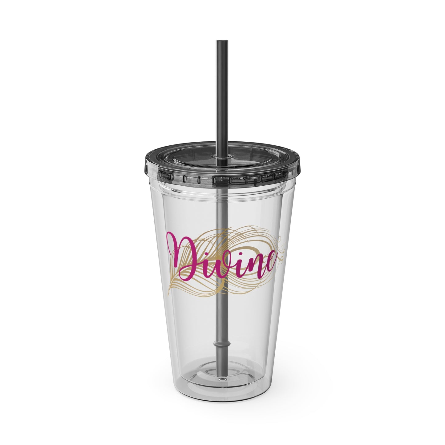 Sunsplash Tumbler with Straw, 16oz