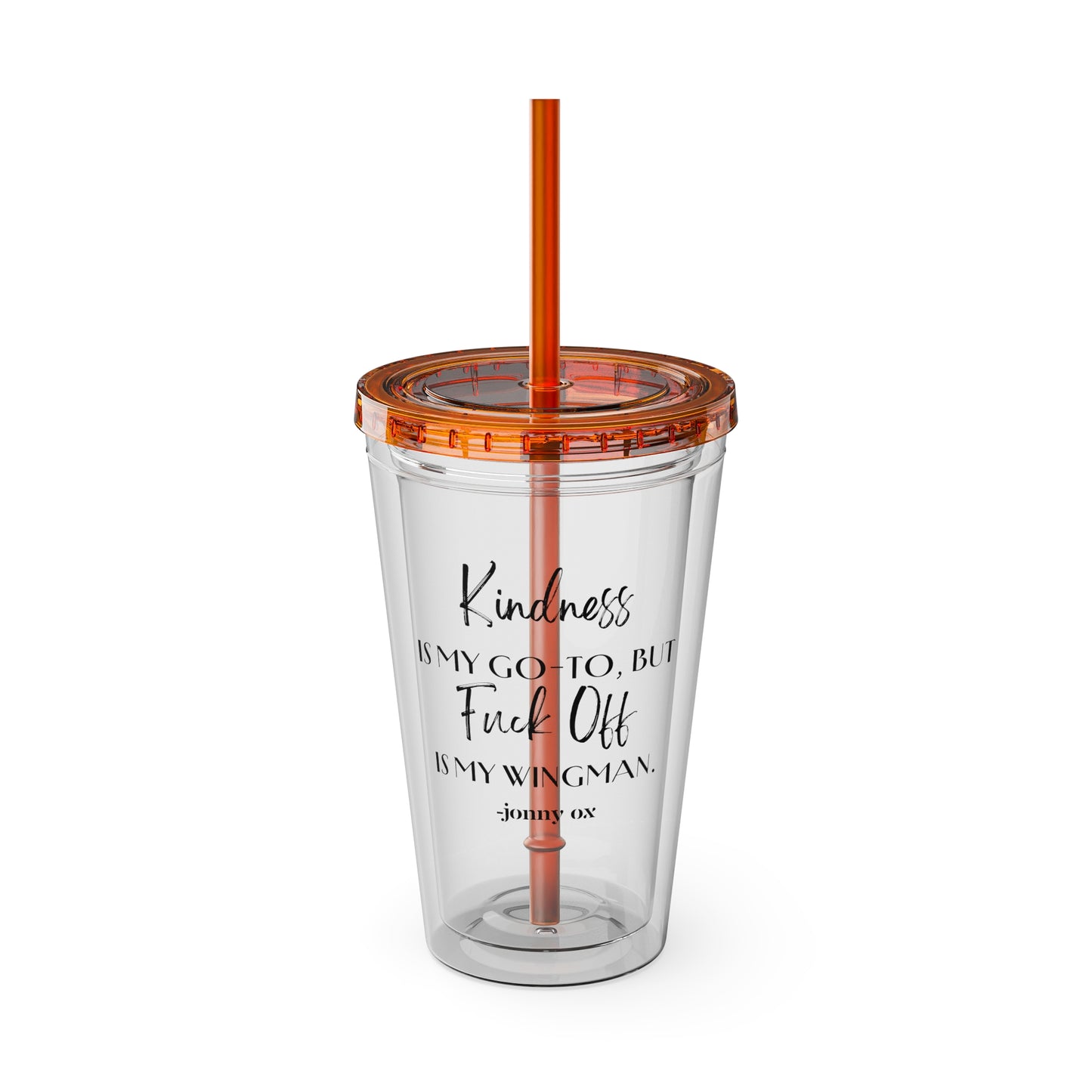 Sunsplash Tumbler with Straw, 16oz