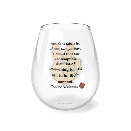 Stemless Wine Glass, 11.75oz