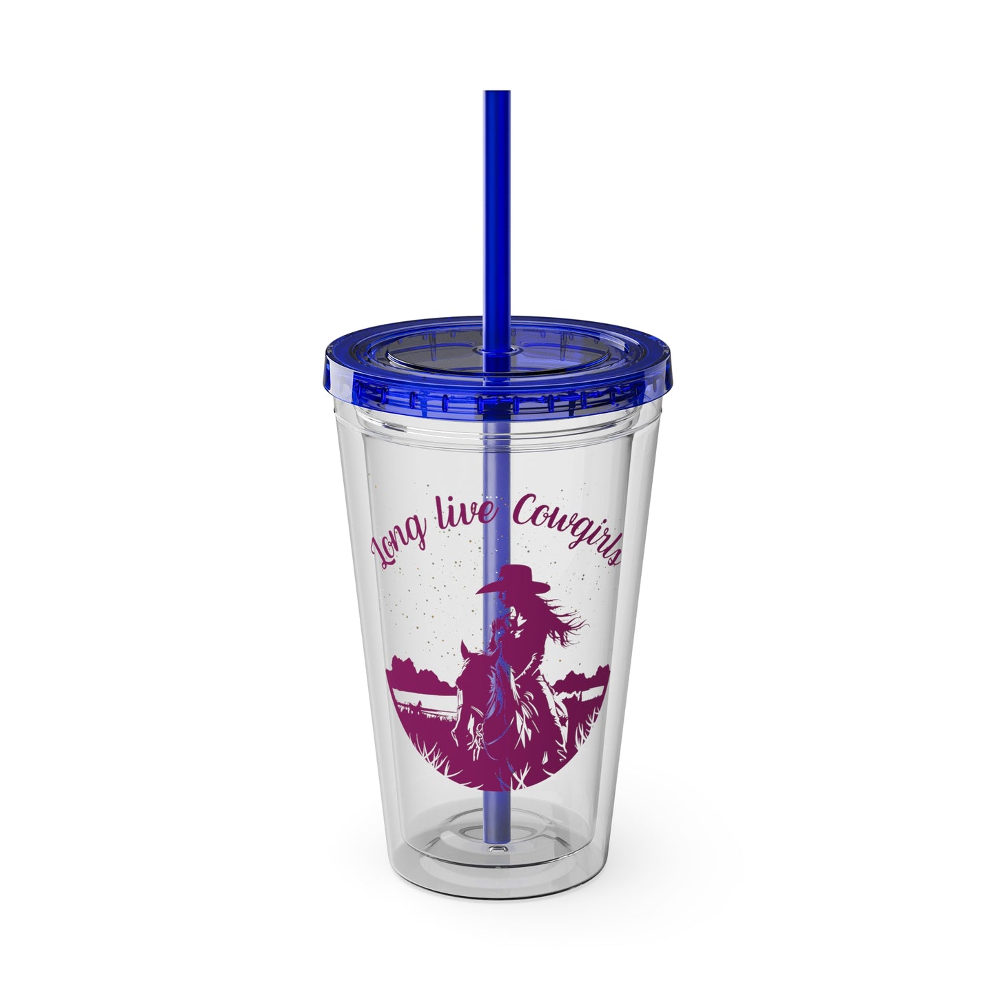 Sunsplash Tumbler with Straw, 16oz