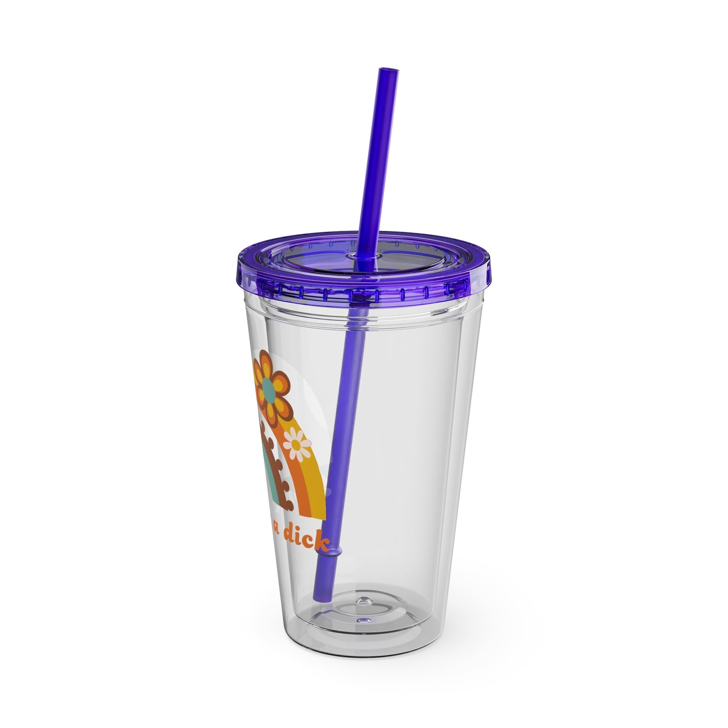 Sunsplash Tumbler with Straw, 16oz