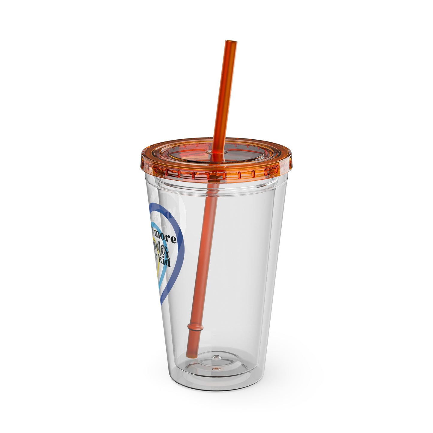 Sunsplash Tumbler with Straw, 16oz