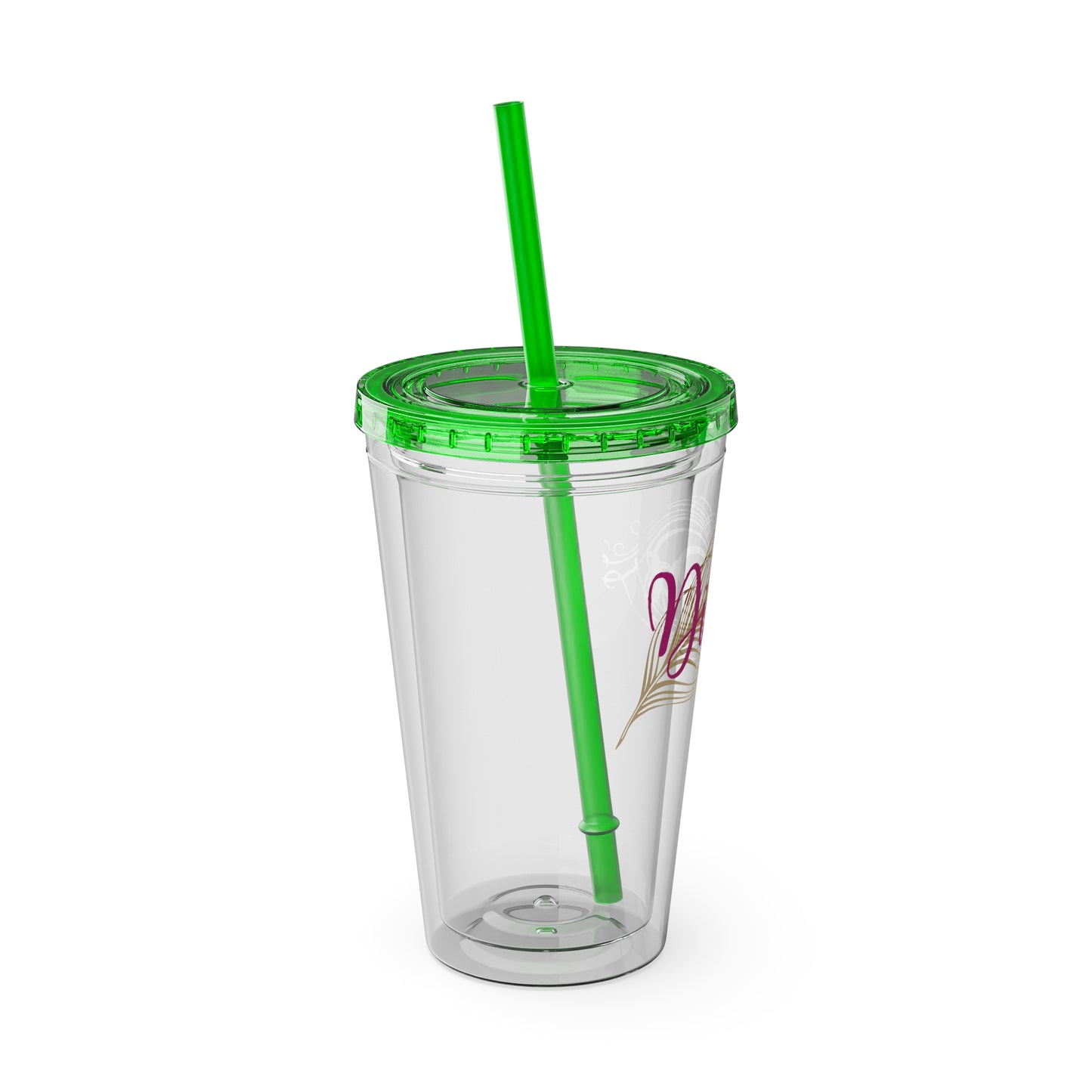 Sunsplash Tumbler with Straw, 16oz