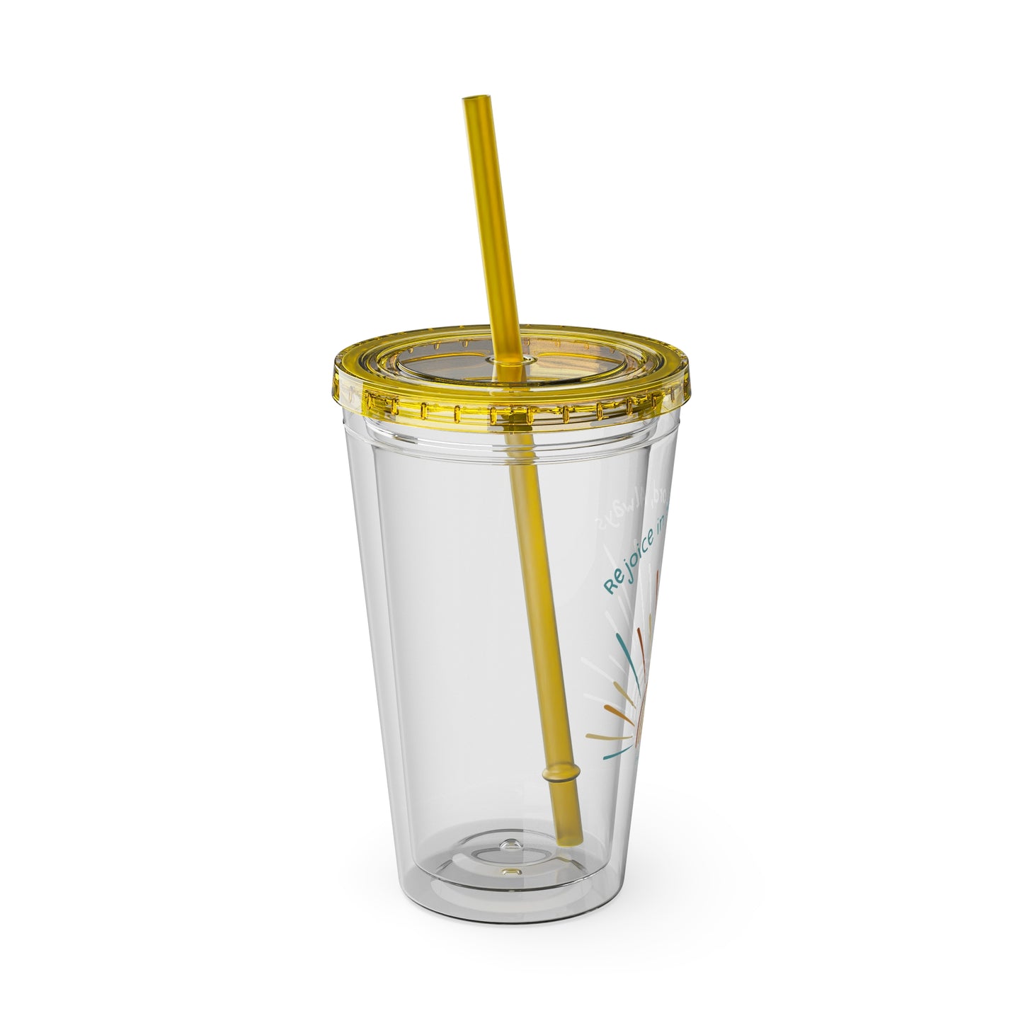 Sunsplash Tumbler with Straw, 16oz