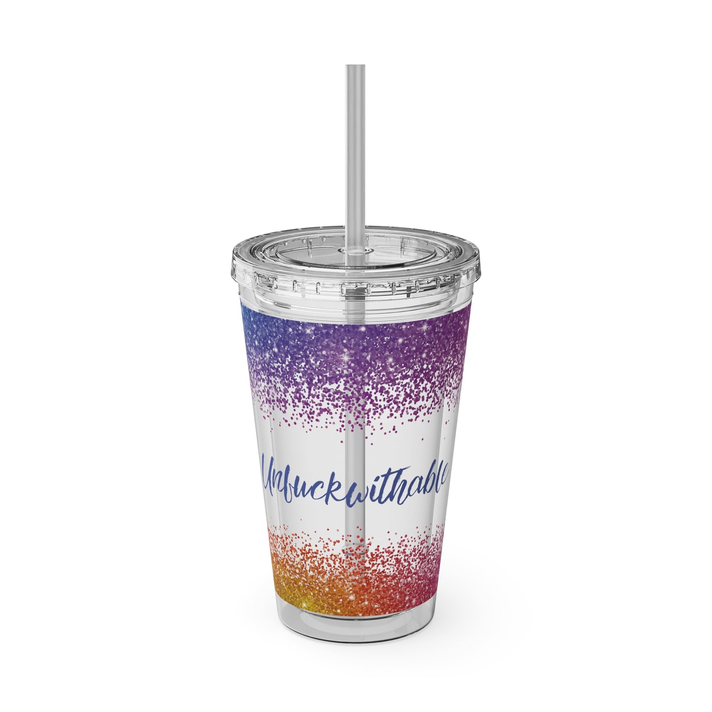 Sunsplash Tumbler with Straw, 16oz