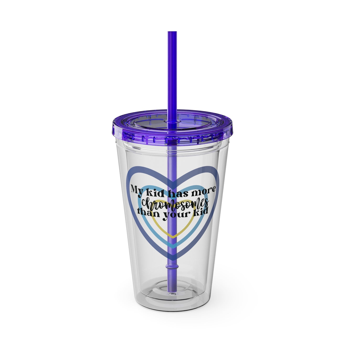 Sunsplash Tumbler with Straw, 16oz