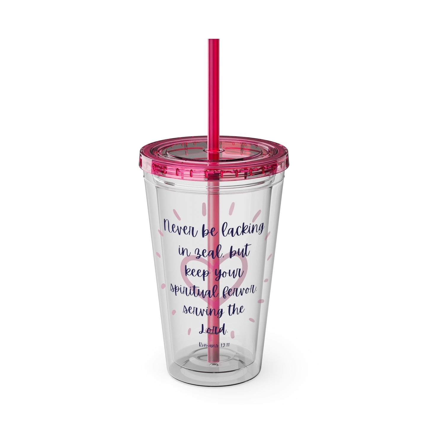 Sunsplash Tumbler with Straw, 16oz