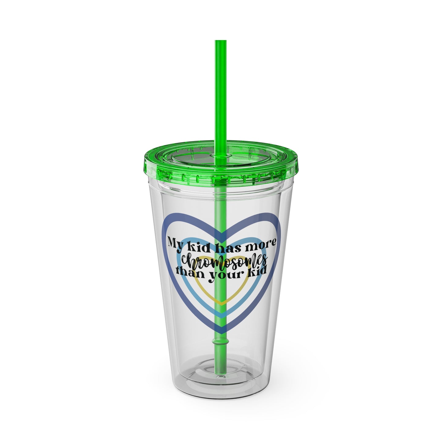 Sunsplash Tumbler with Straw, 16oz