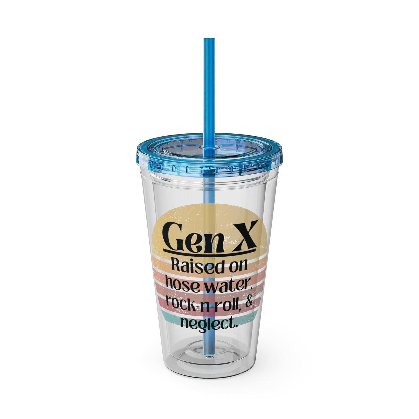 Sunsplash Tumbler with Straw, 16oz