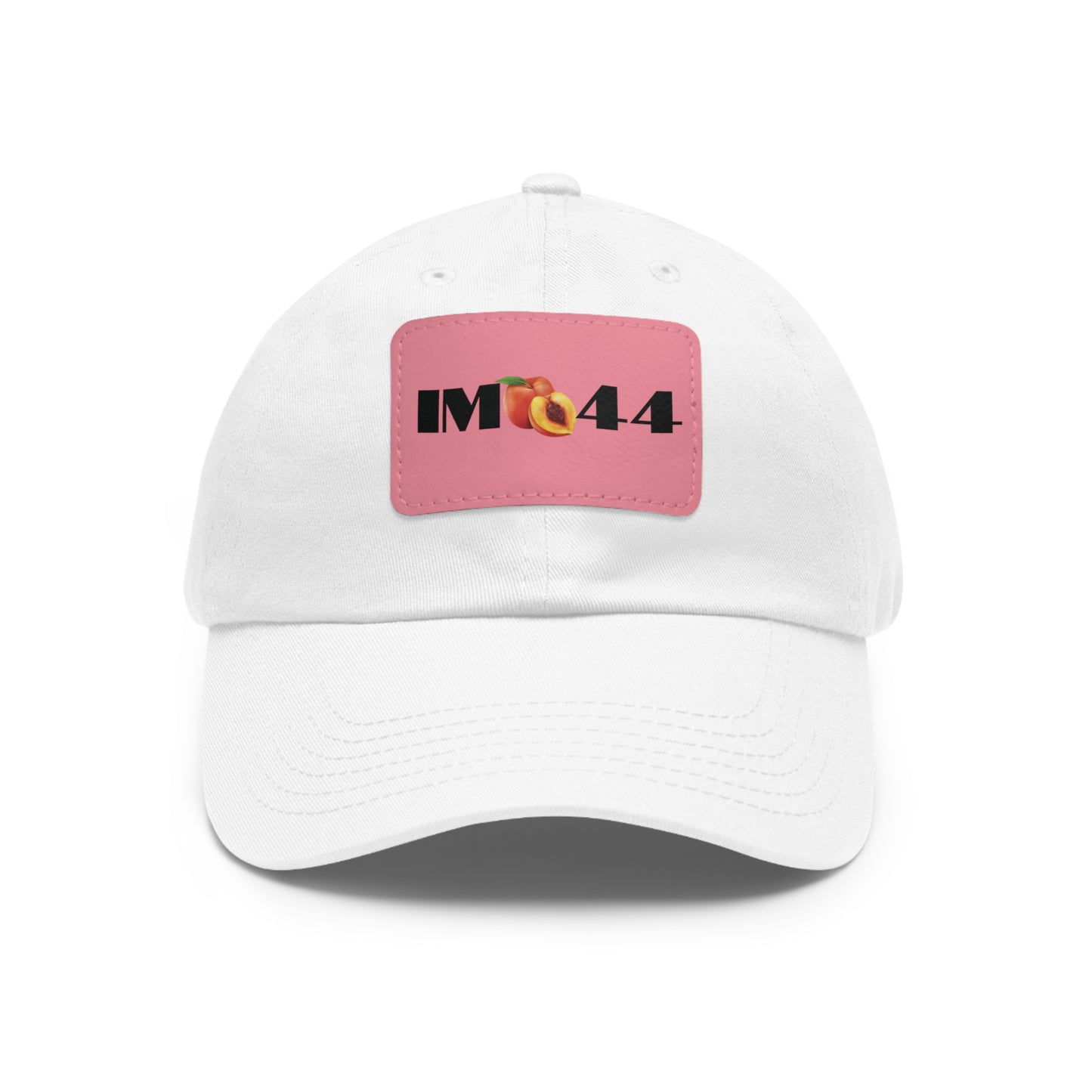 Dad Hat with Leather Patch (Rectangle)