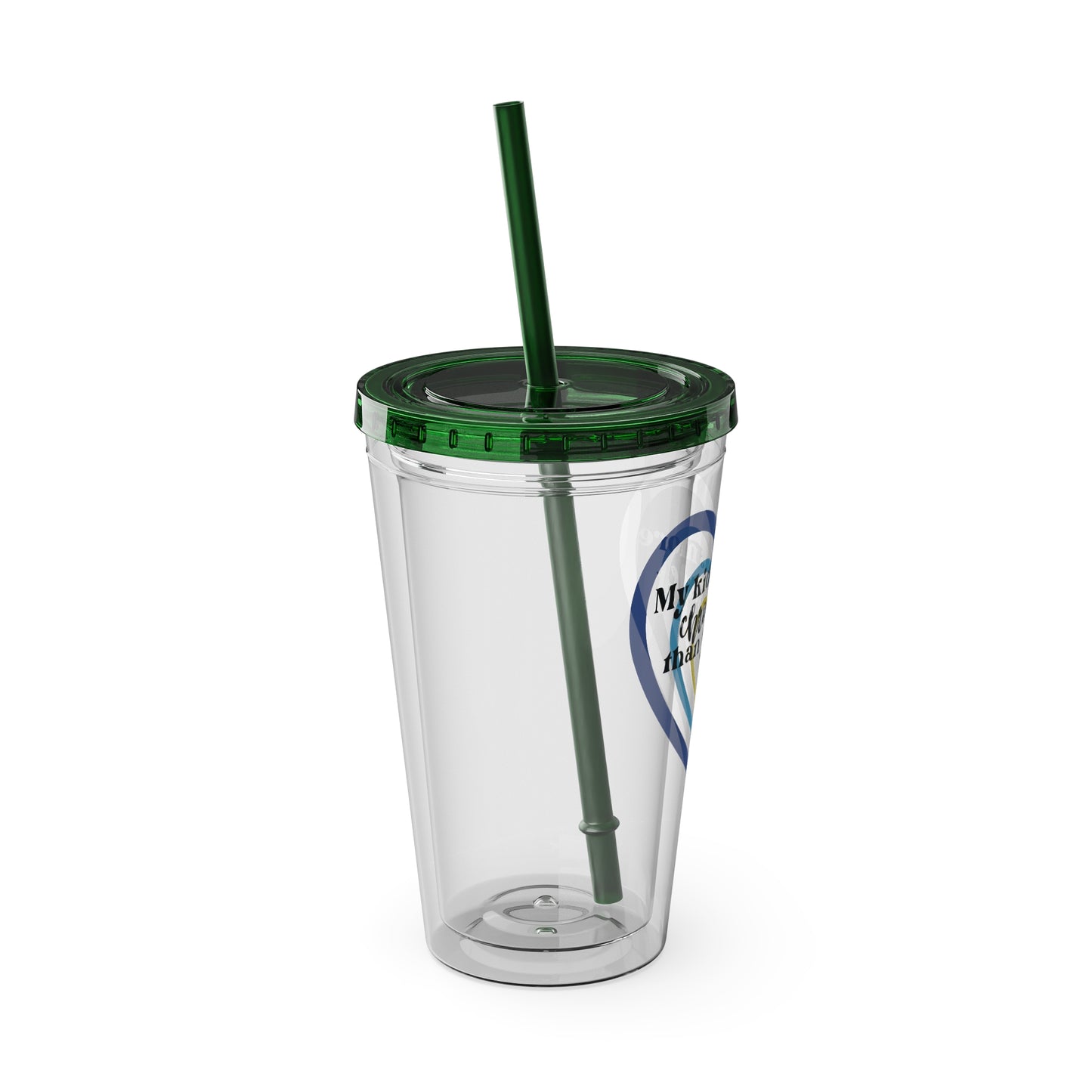 Sunsplash Tumbler with Straw, 16oz