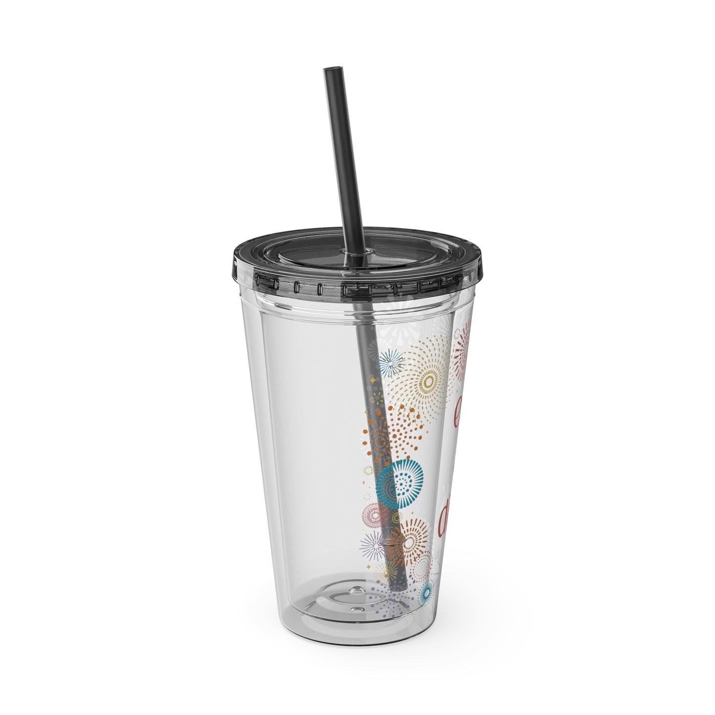 Sunsplash Tumbler with Straw, 16oz