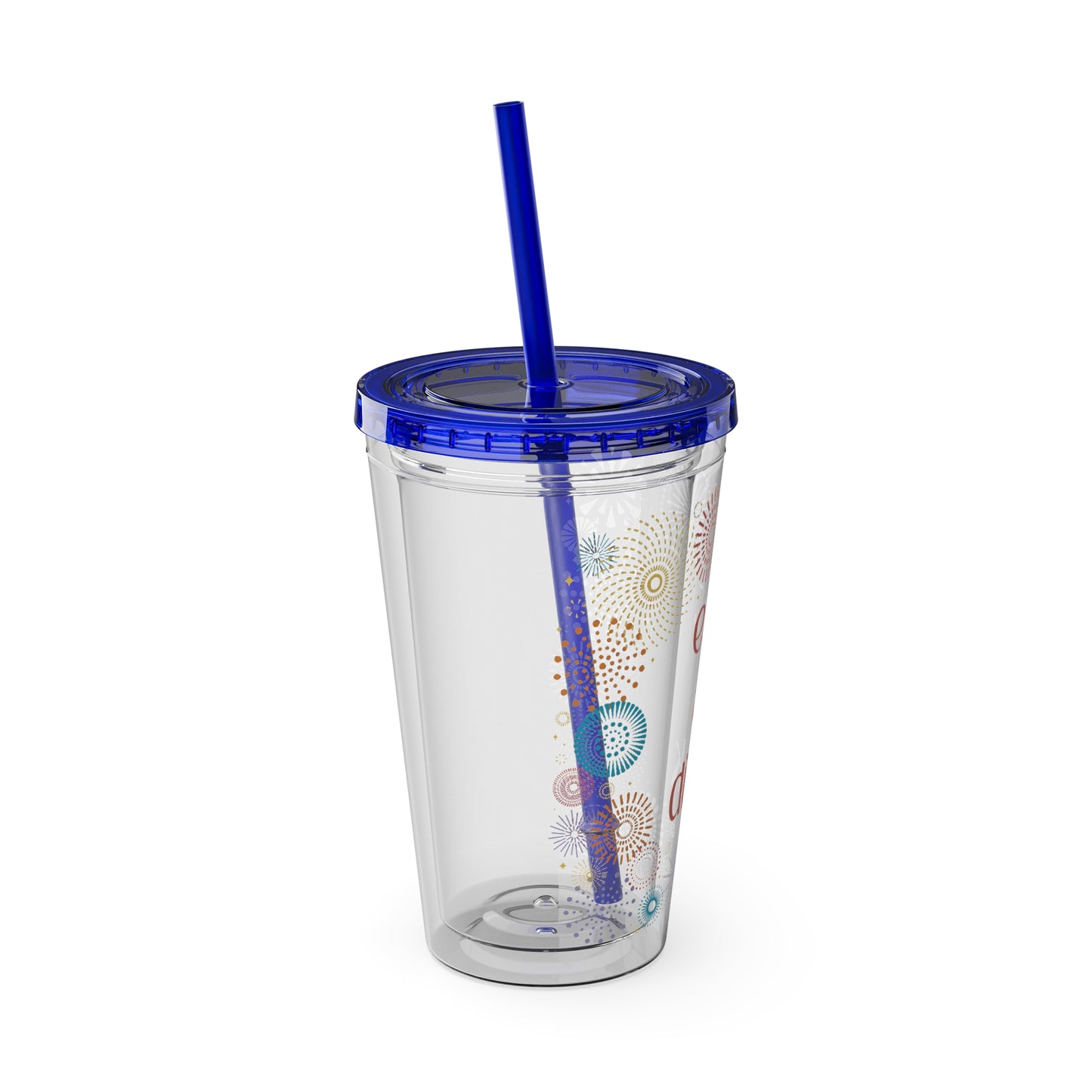 Sunsplash Tumbler with Straw, 16oz