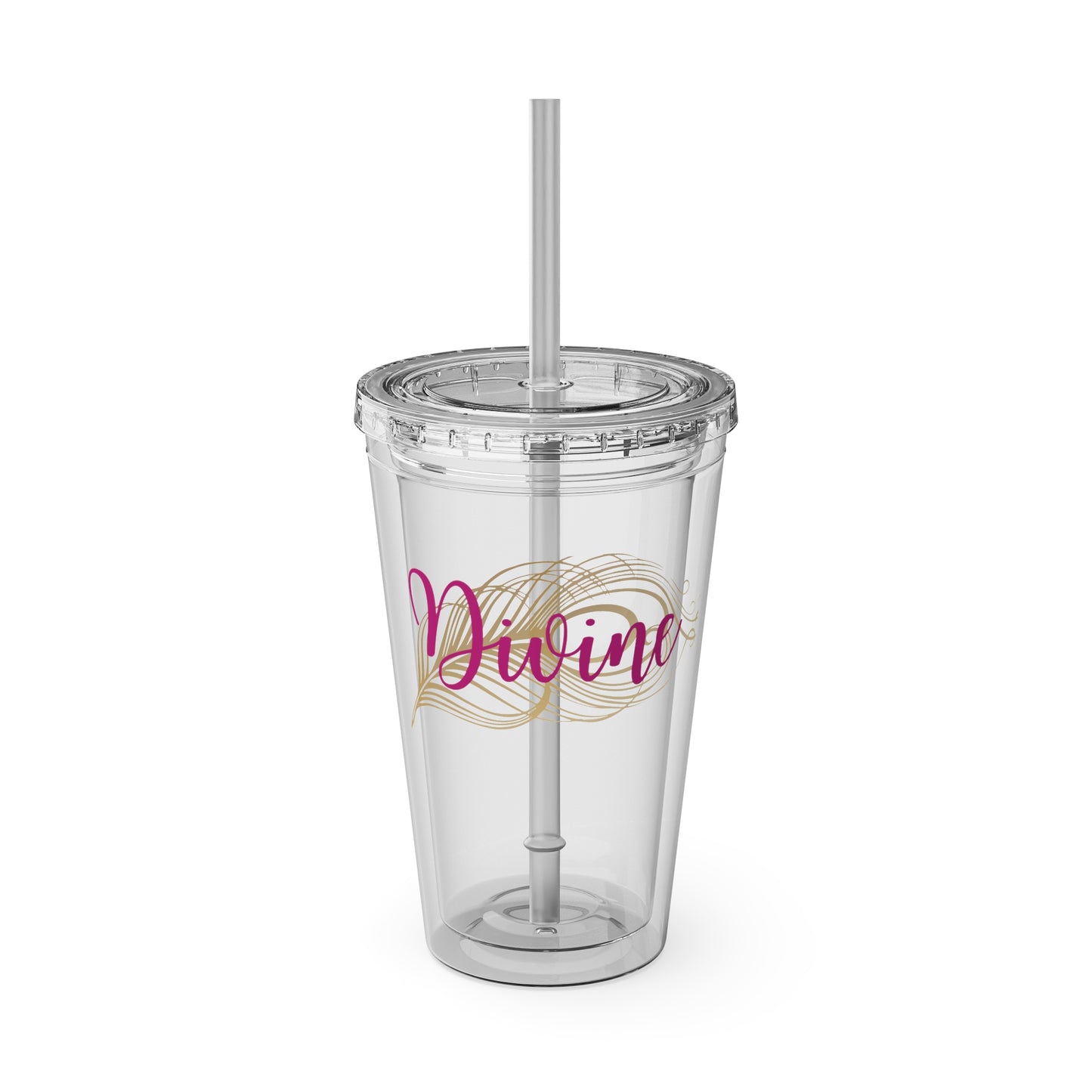 Sunsplash Tumbler with Straw, 16oz