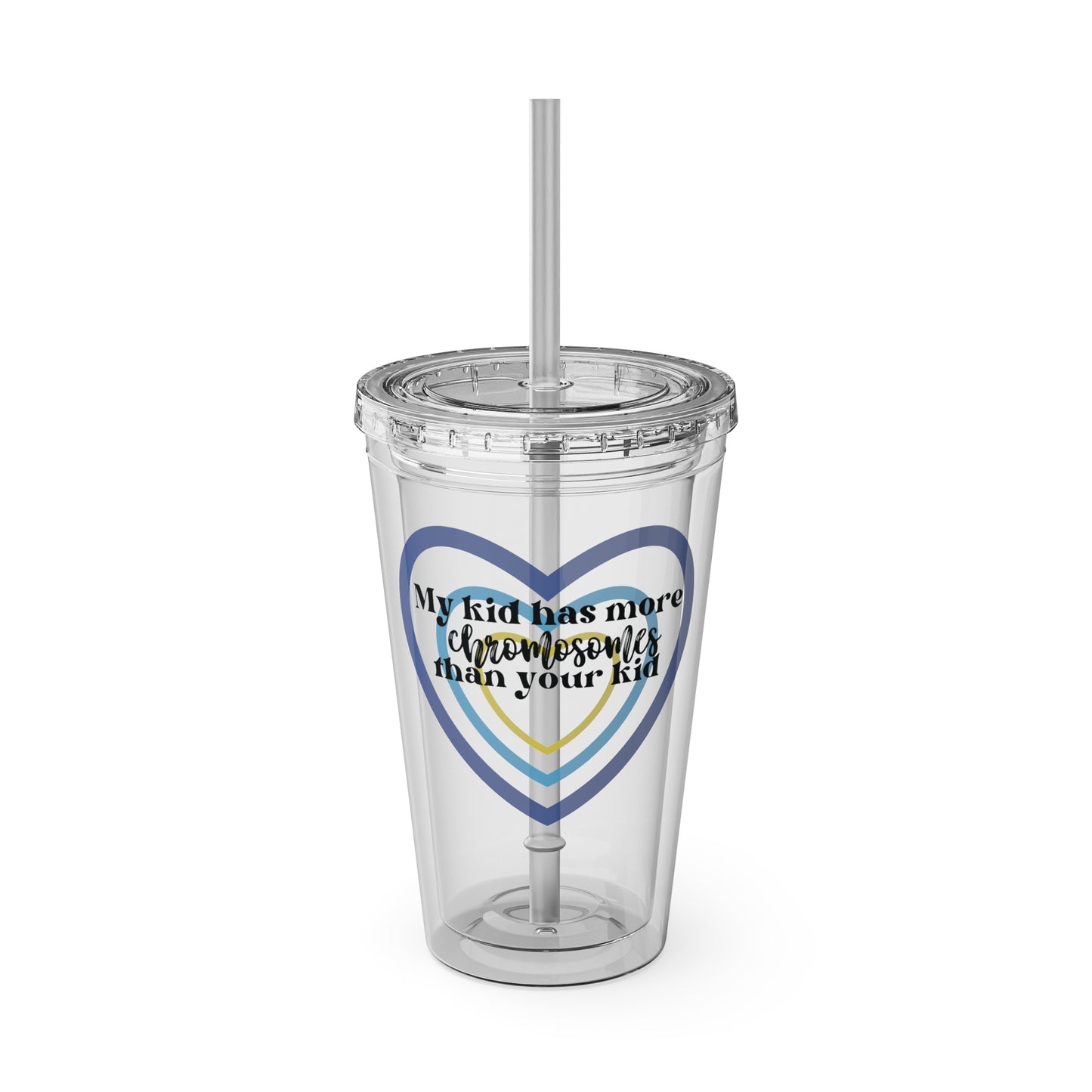 Sunsplash Tumbler with Straw, 16oz