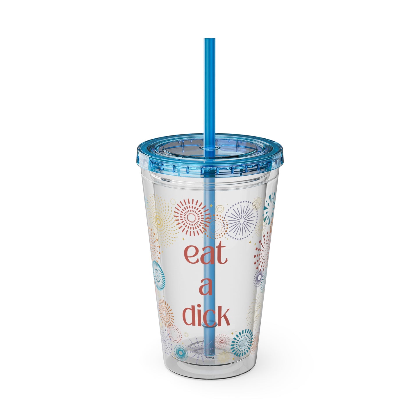 Sunsplash Tumbler with Straw, 16oz