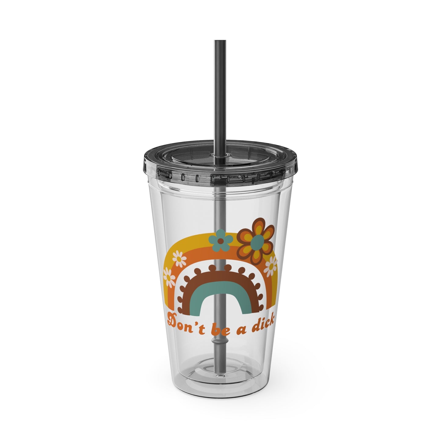 Sunsplash Tumbler with Straw, 16oz