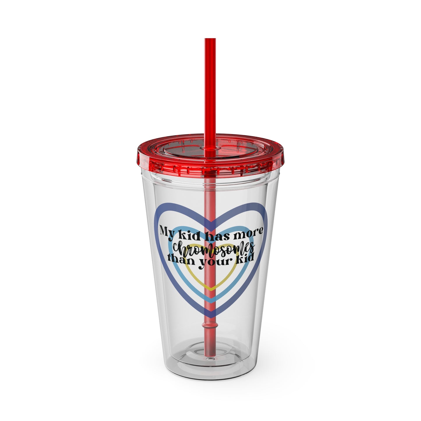 Sunsplash Tumbler with Straw, 16oz