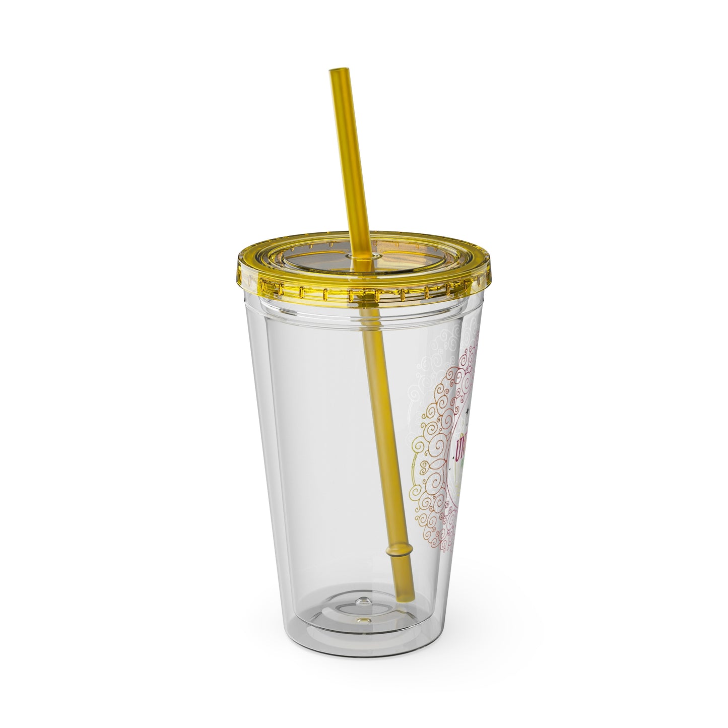 Sunsplash Tumbler with Straw, 16oz