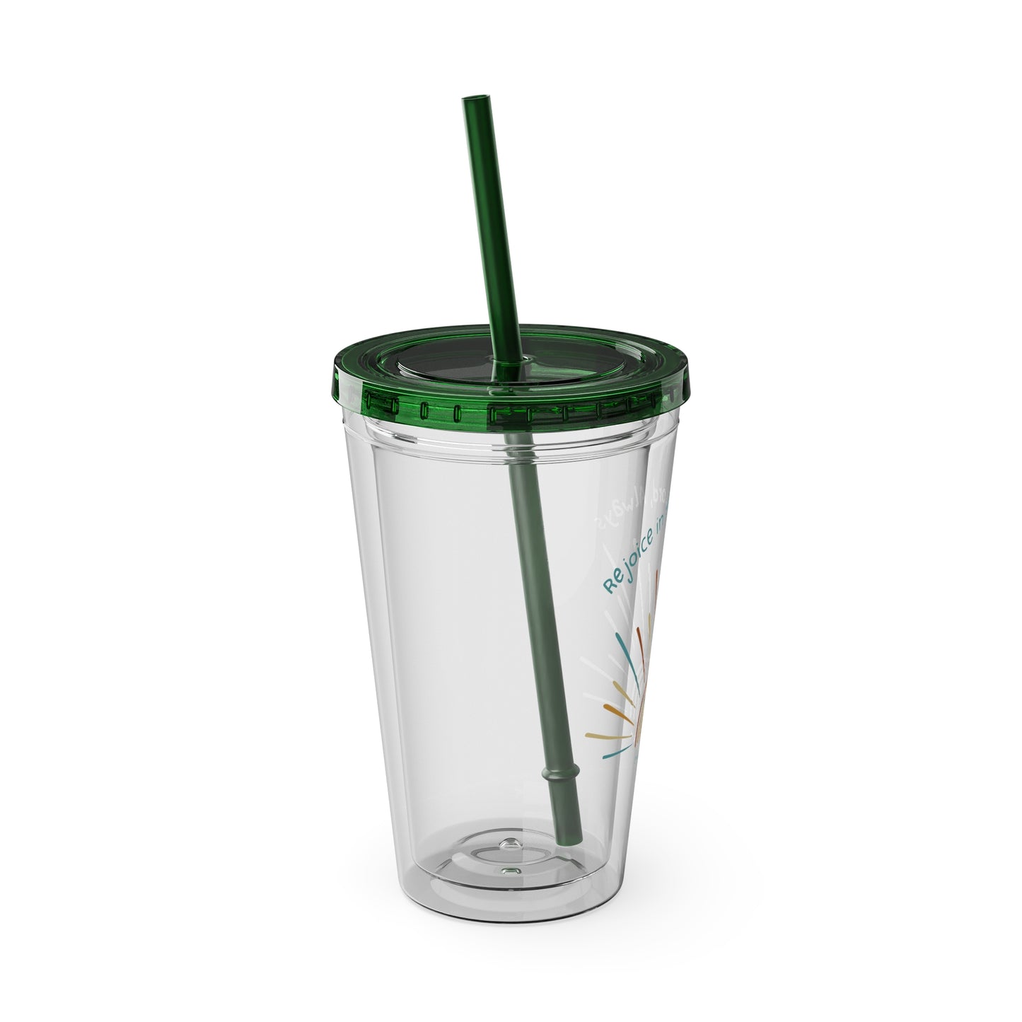 Sunsplash Tumbler with Straw, 16oz