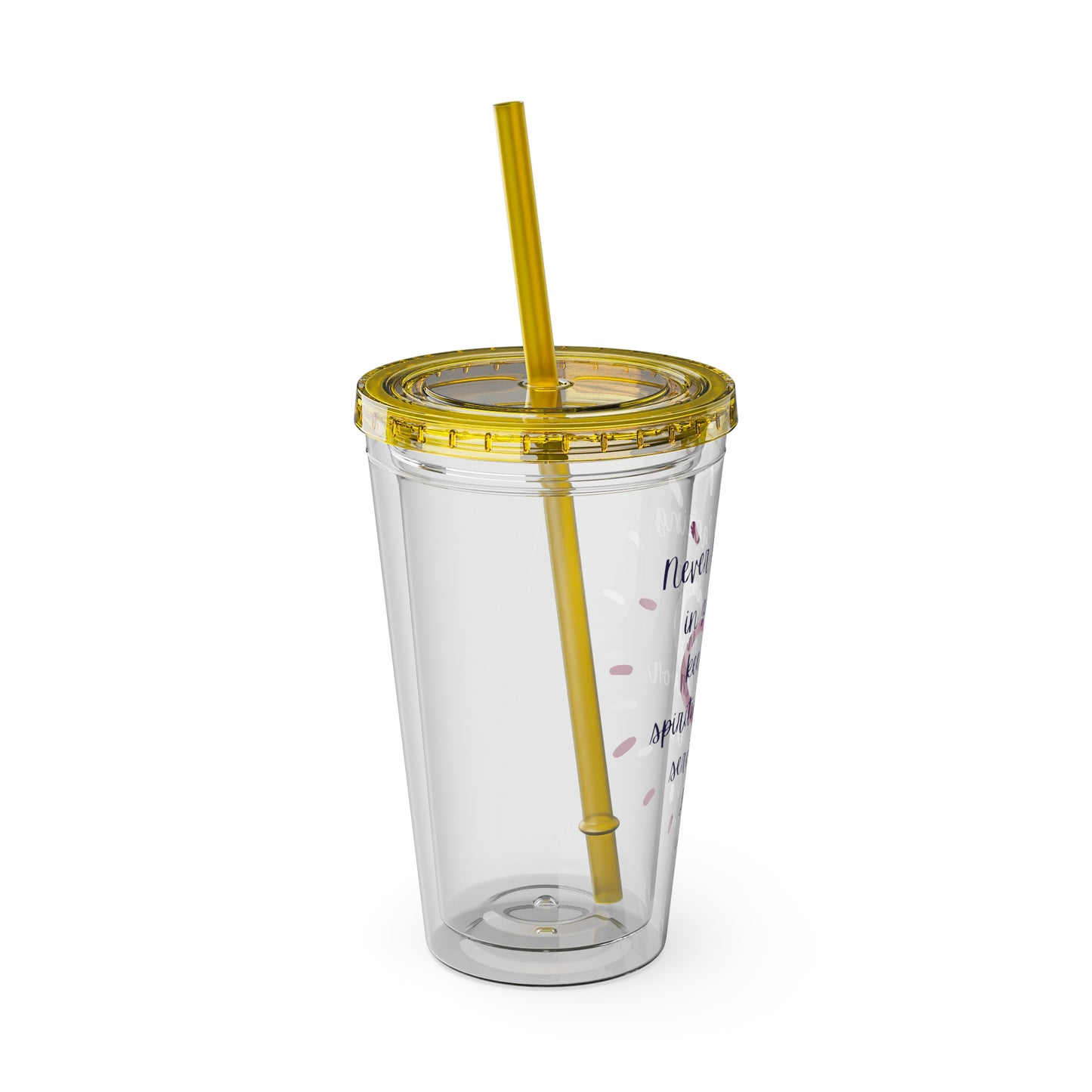 Sunsplash Tumbler with Straw, 16oz