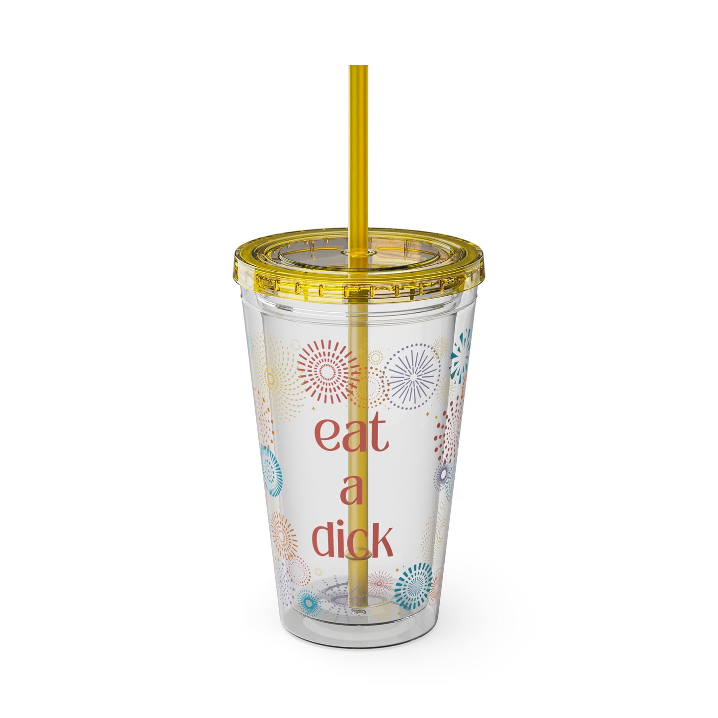 Sunsplash Tumbler with Straw, 16oz