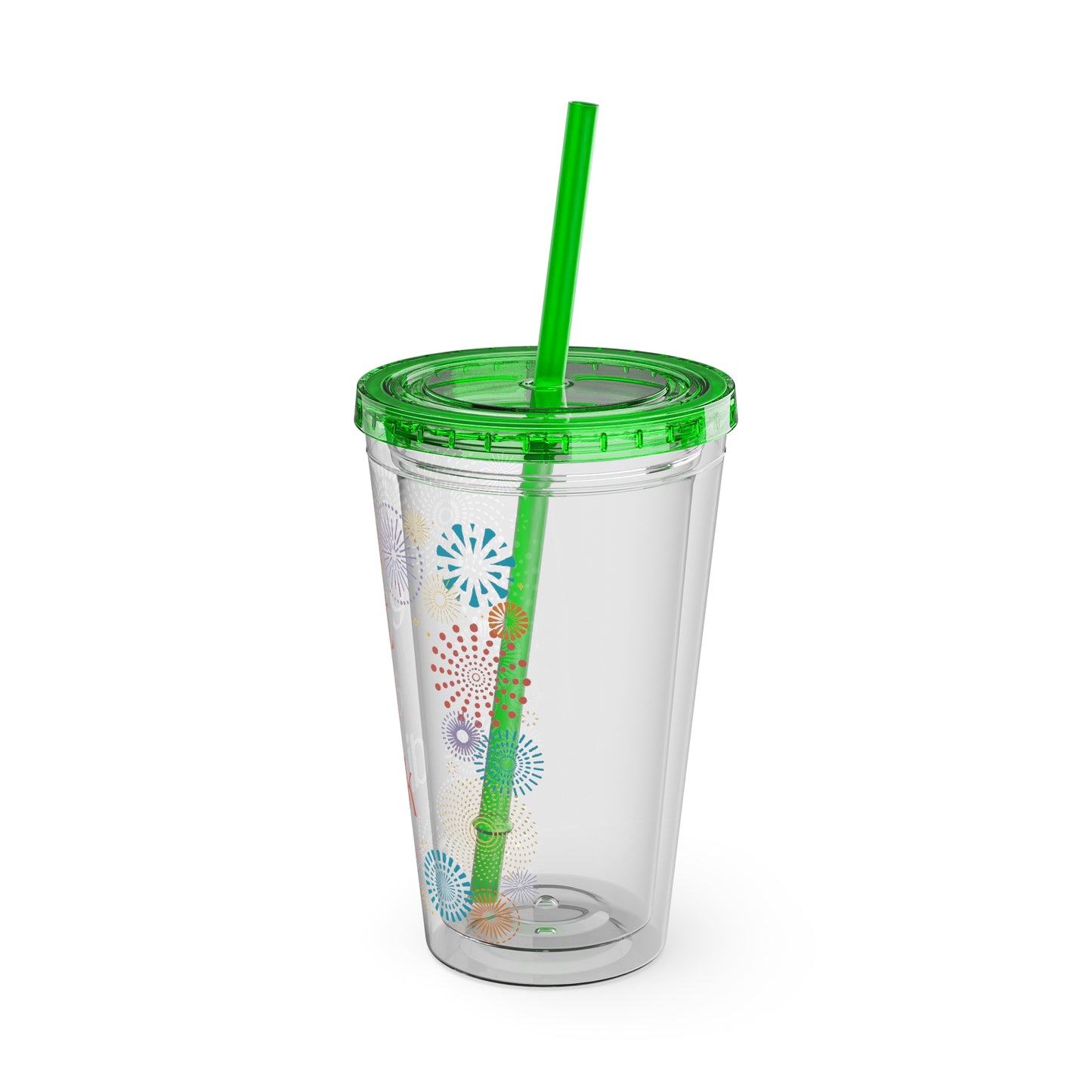 Sunsplash Tumbler with Straw, 16oz