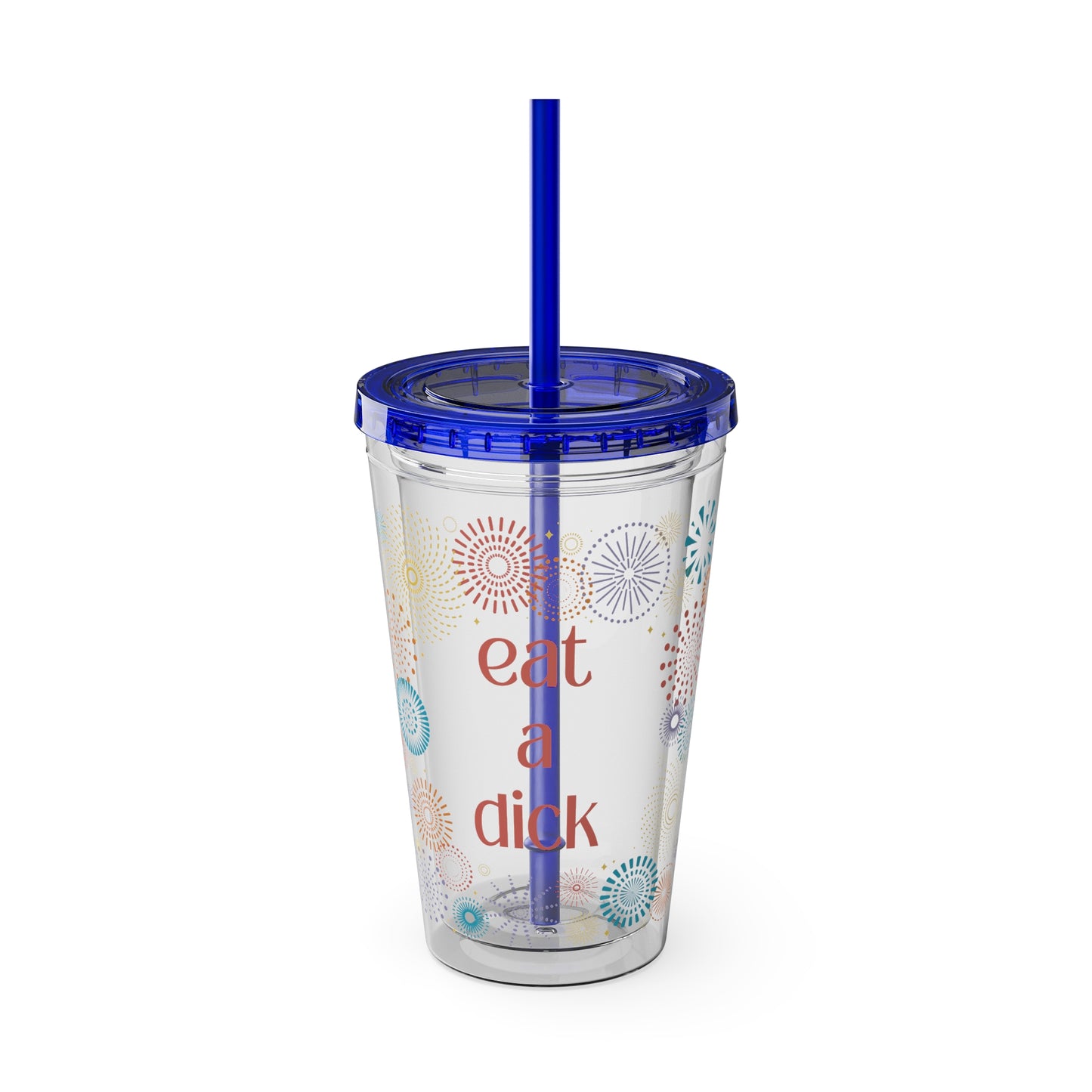 Sunsplash Tumbler with Straw, 16oz