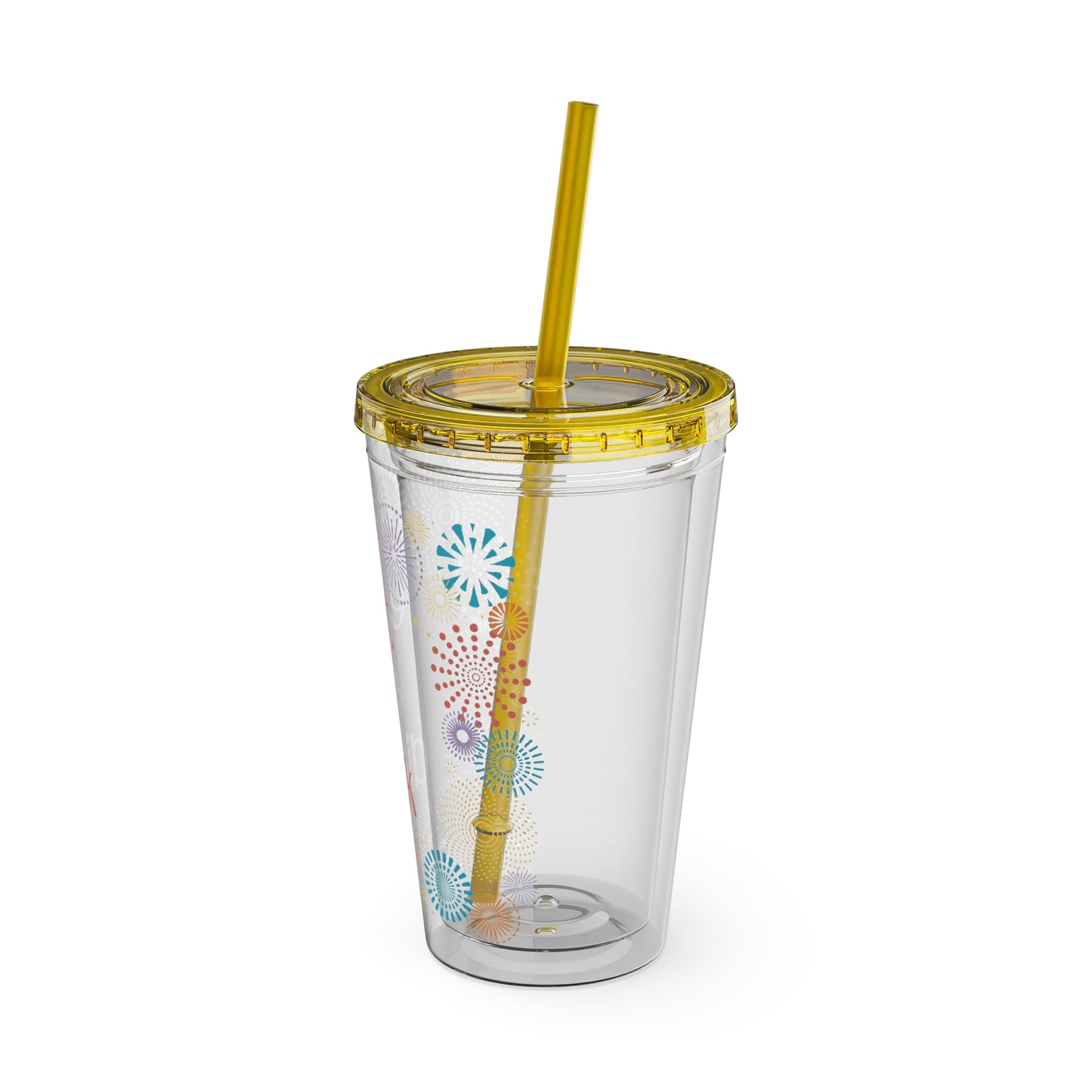 Sunsplash Tumbler with Straw, 16oz