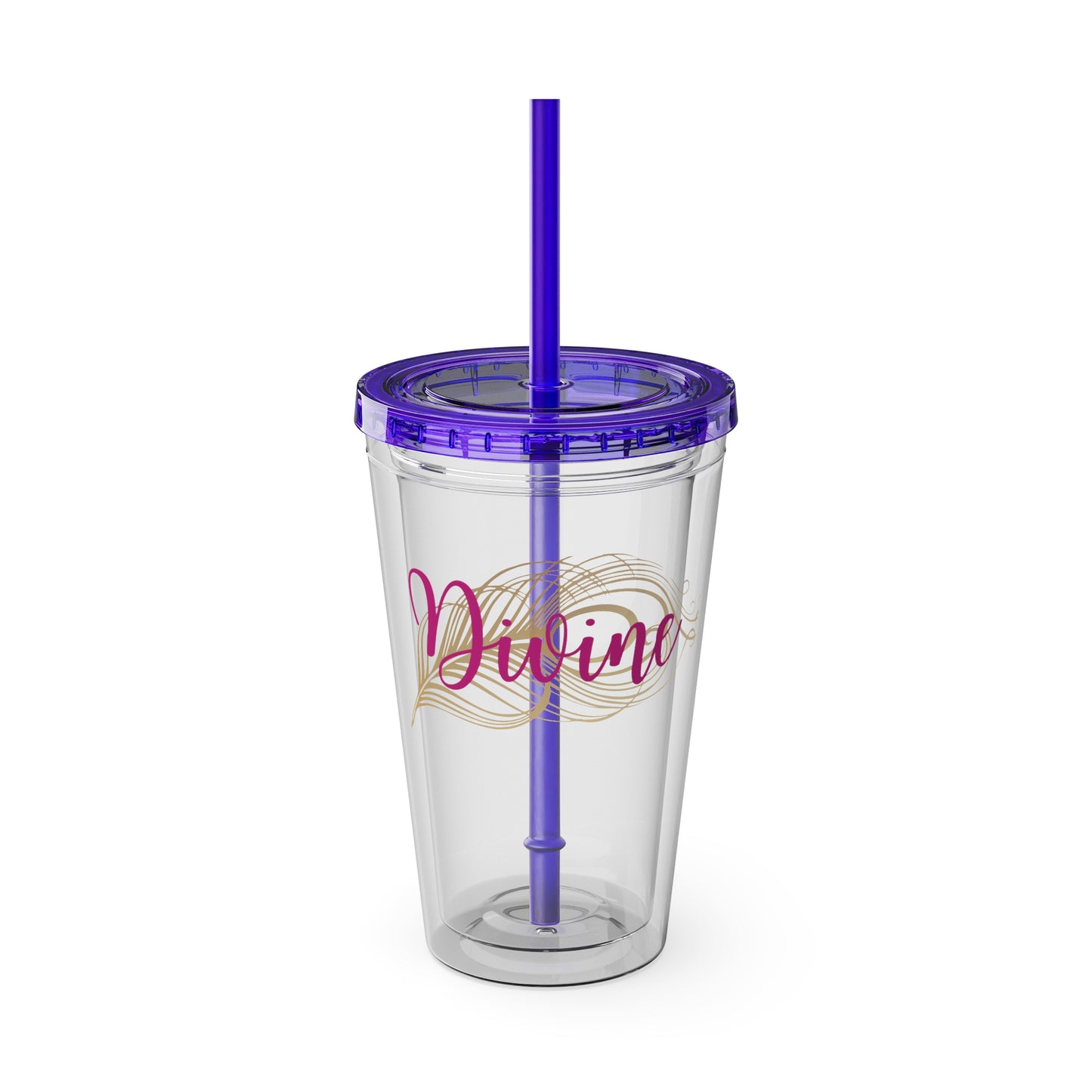 Sunsplash Tumbler with Straw, 16oz