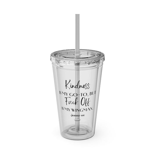 Sunsplash Tumbler with Straw, 16oz