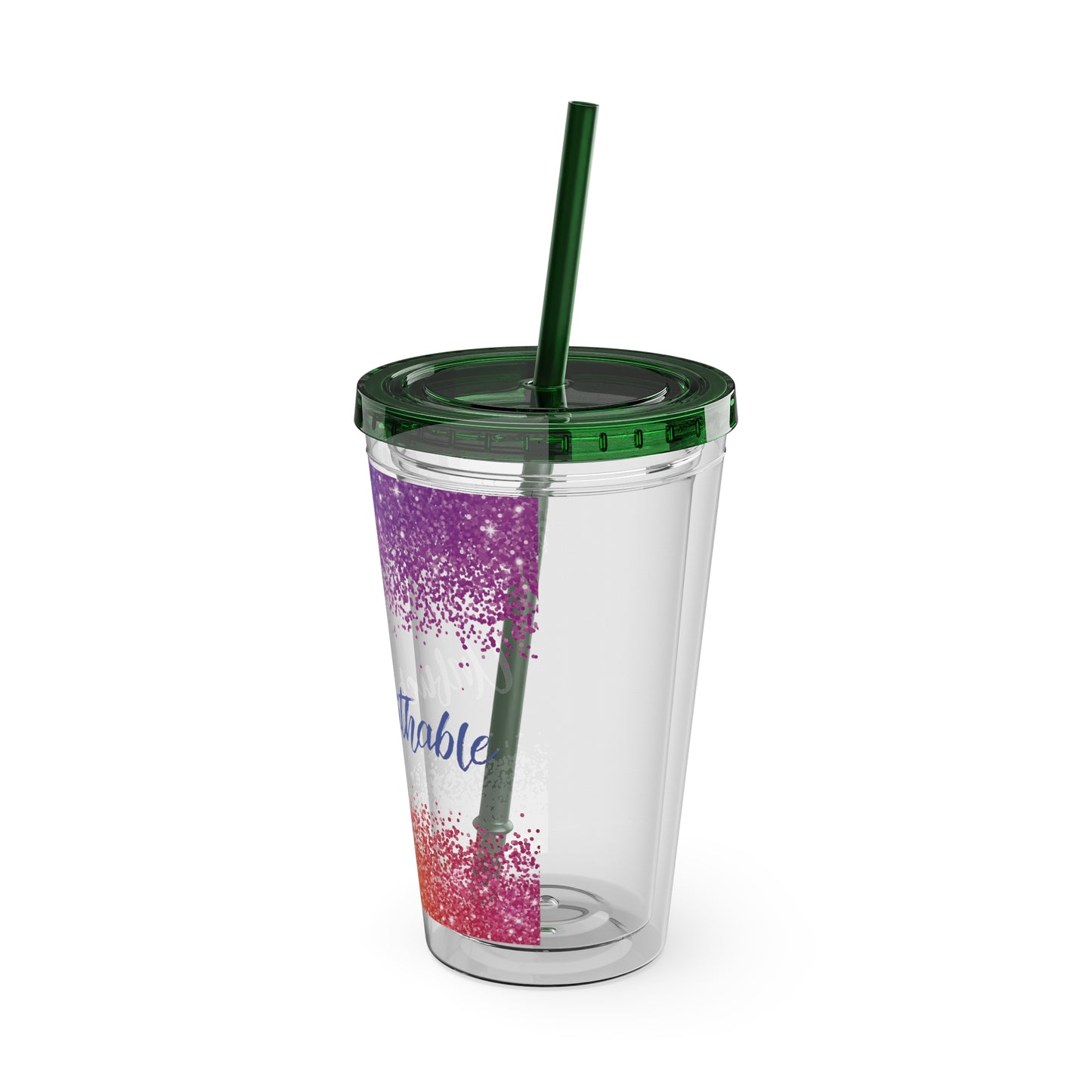 Sunsplash Tumbler with Straw, 16oz