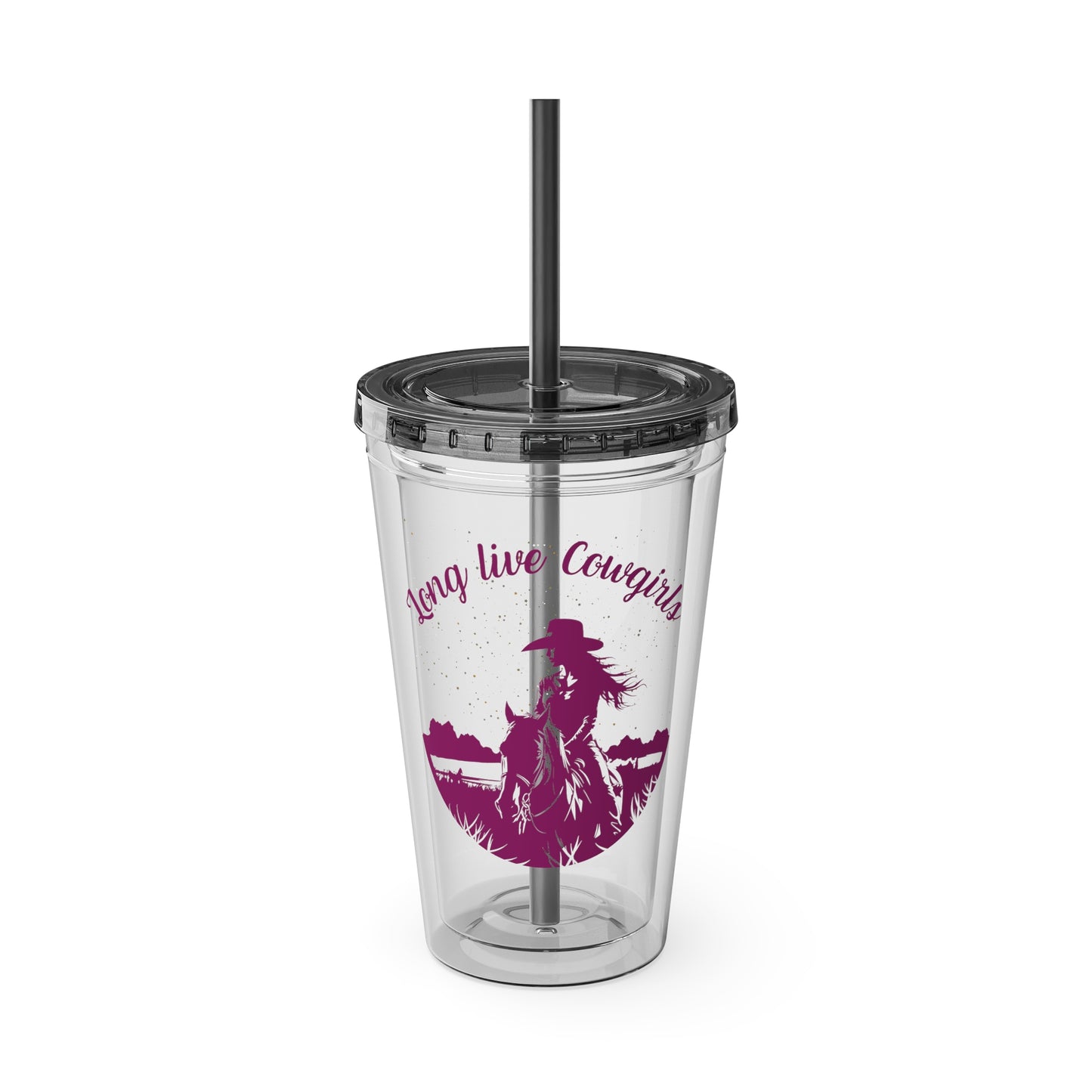 Sunsplash Tumbler with Straw, 16oz