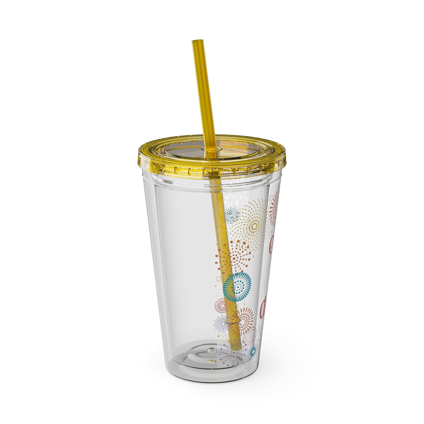 Sunsplash Tumbler with Straw, 16oz