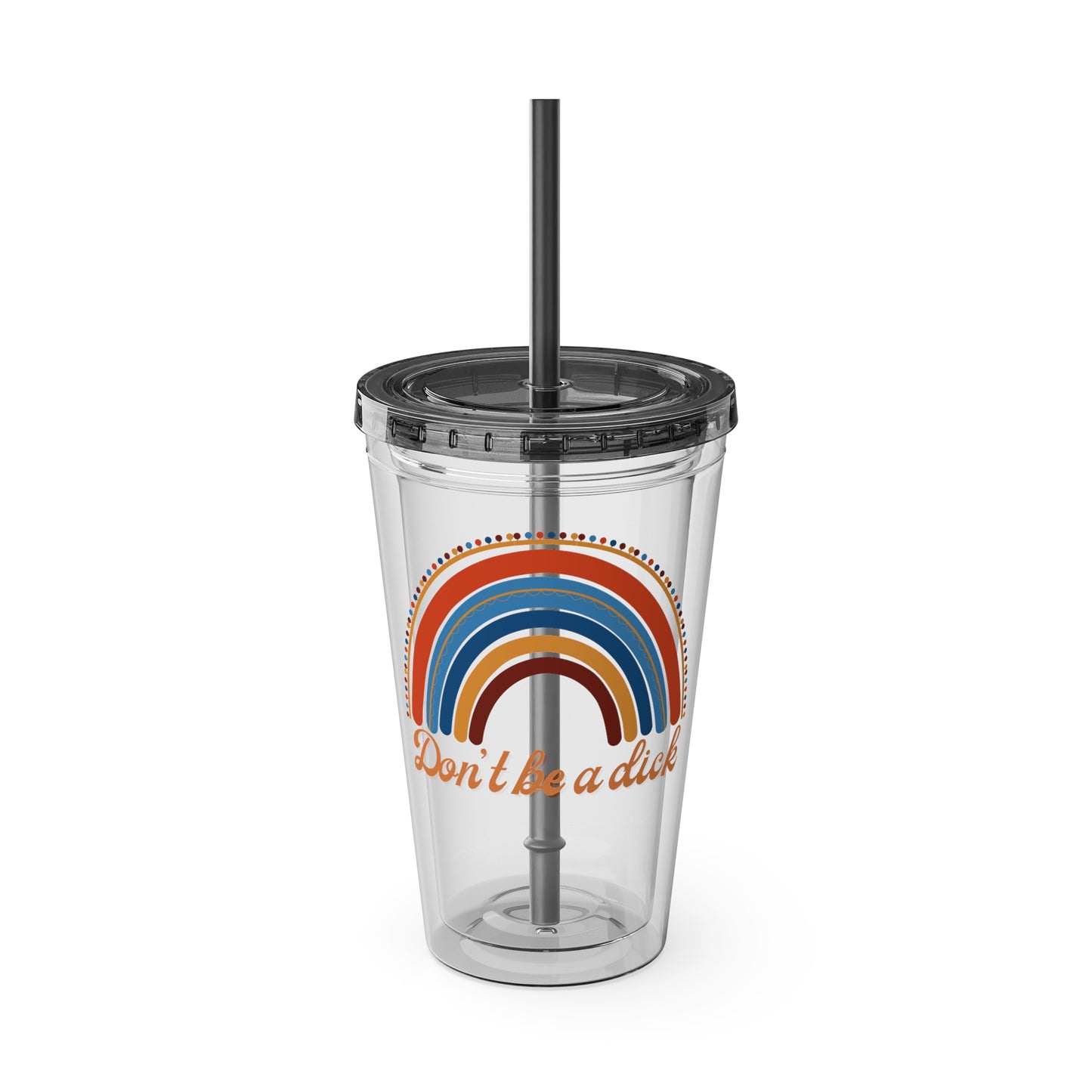 Sunsplash Tumbler with Straw, 16oz