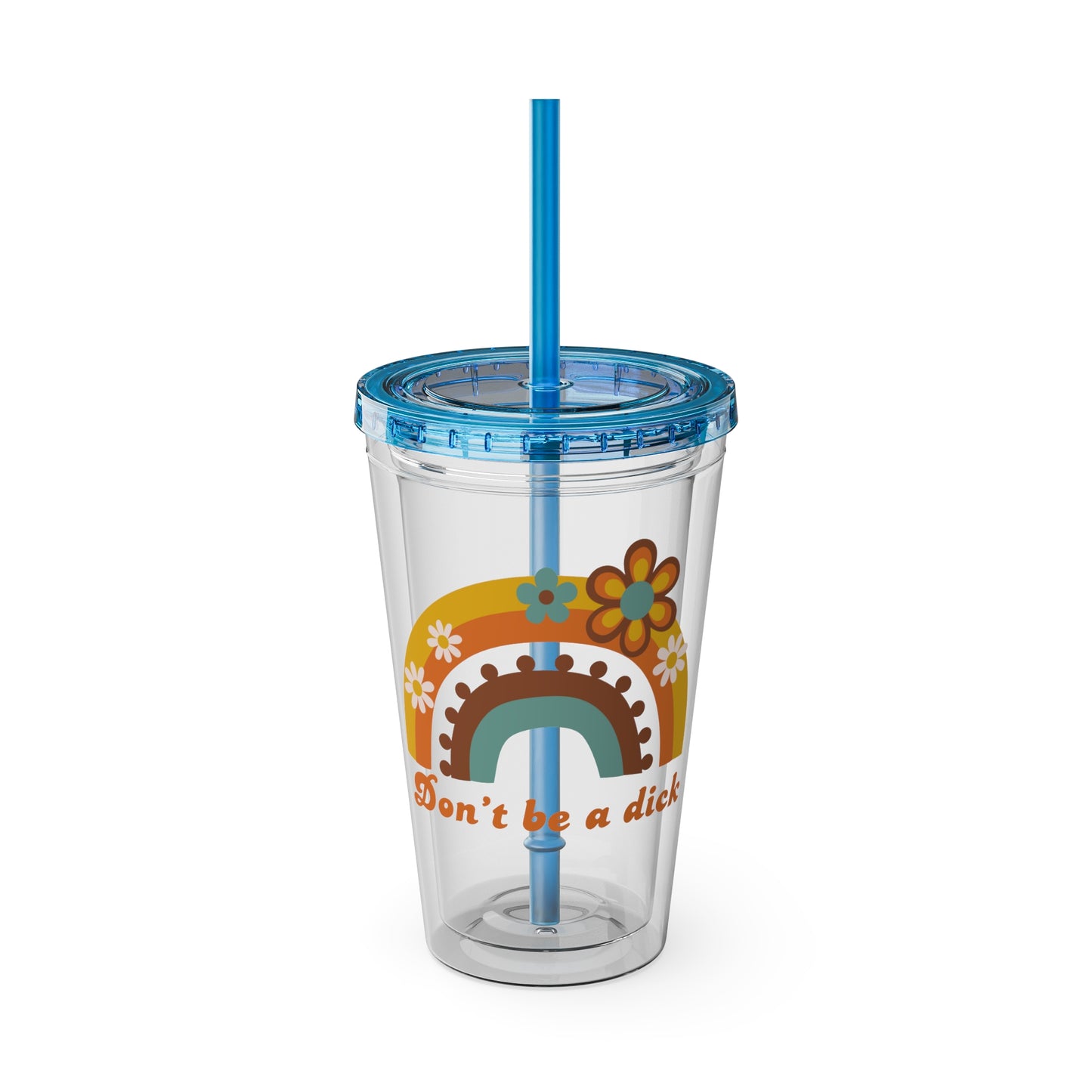 Sunsplash Tumbler with Straw, 16oz