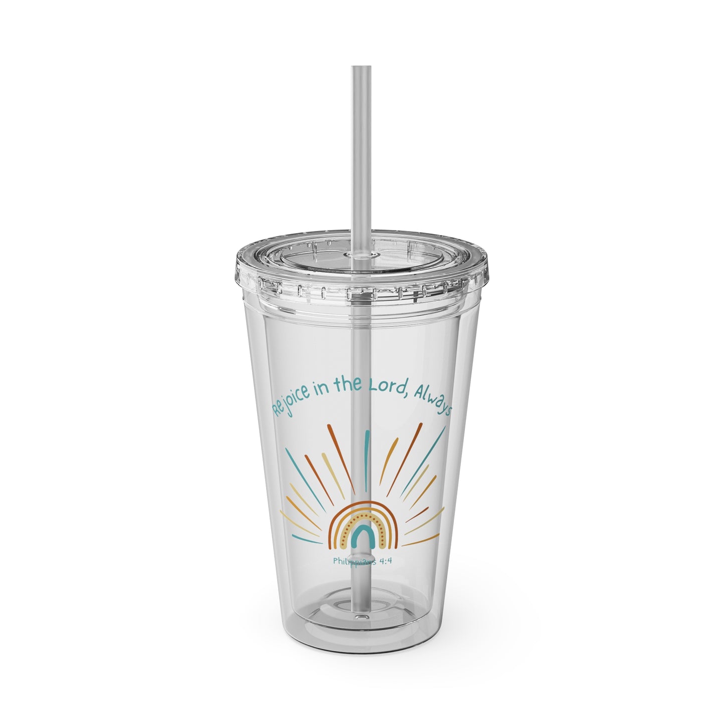 Sunsplash Tumbler with Straw, 16oz