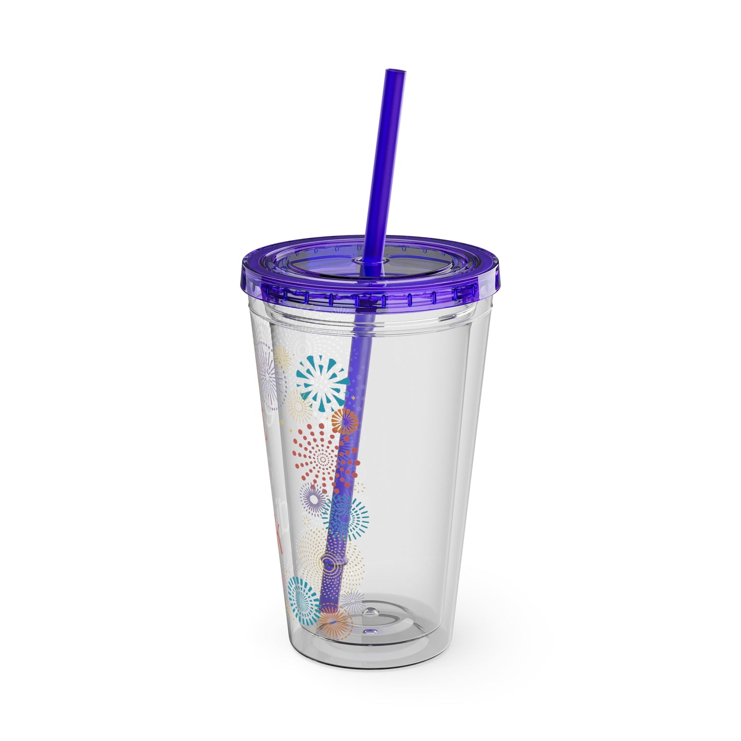 Sunsplash Tumbler with Straw, 16oz