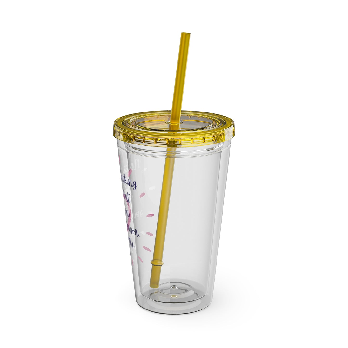 Sunsplash Tumbler with Straw, 16oz