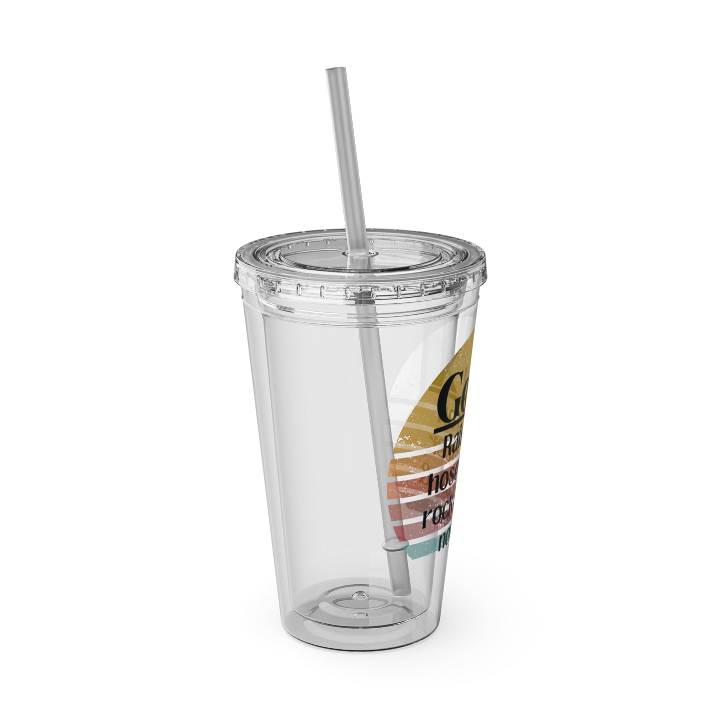 Sunsplash Tumbler with Straw, 16oz