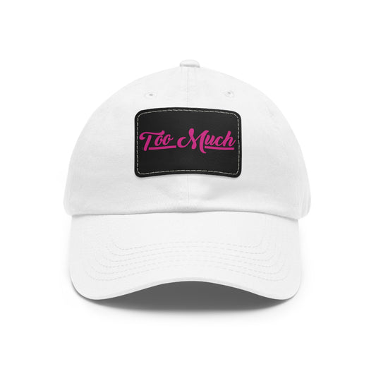 Dad Hat with Leather Patch (Rectangle)