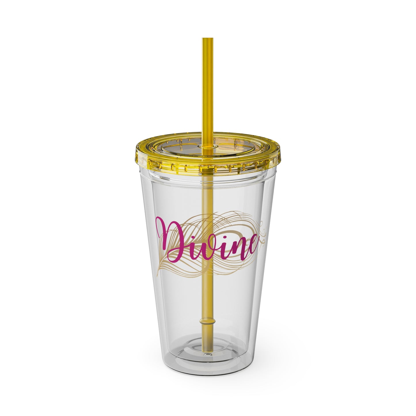 Sunsplash Tumbler with Straw, 16oz