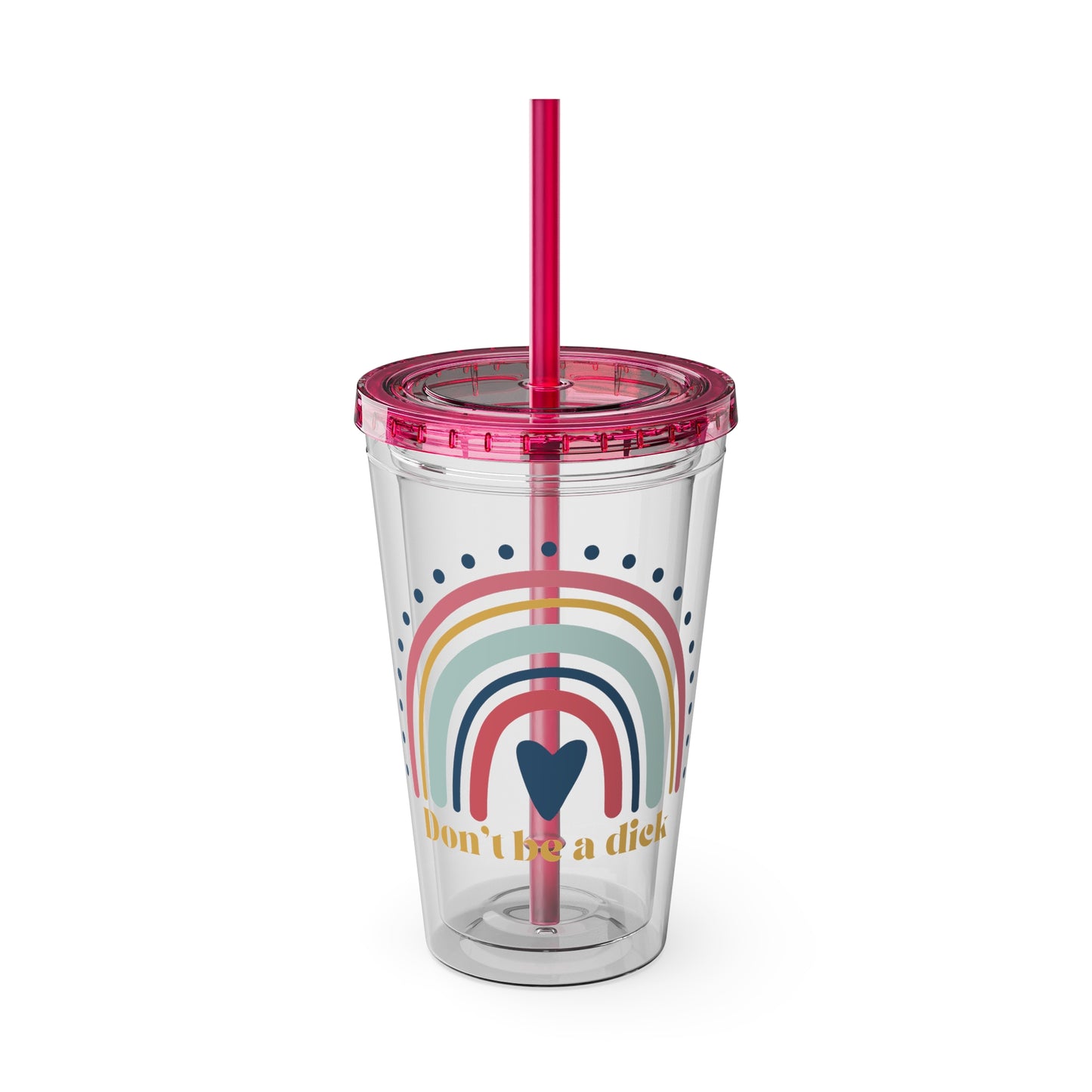 Sunsplash Tumbler with Straw, 16oz