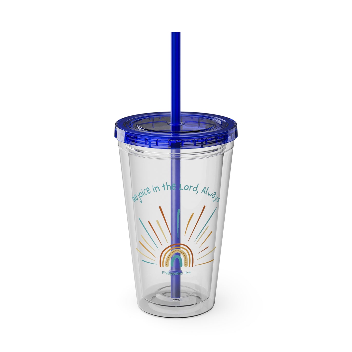 Sunsplash Tumbler with Straw, 16oz