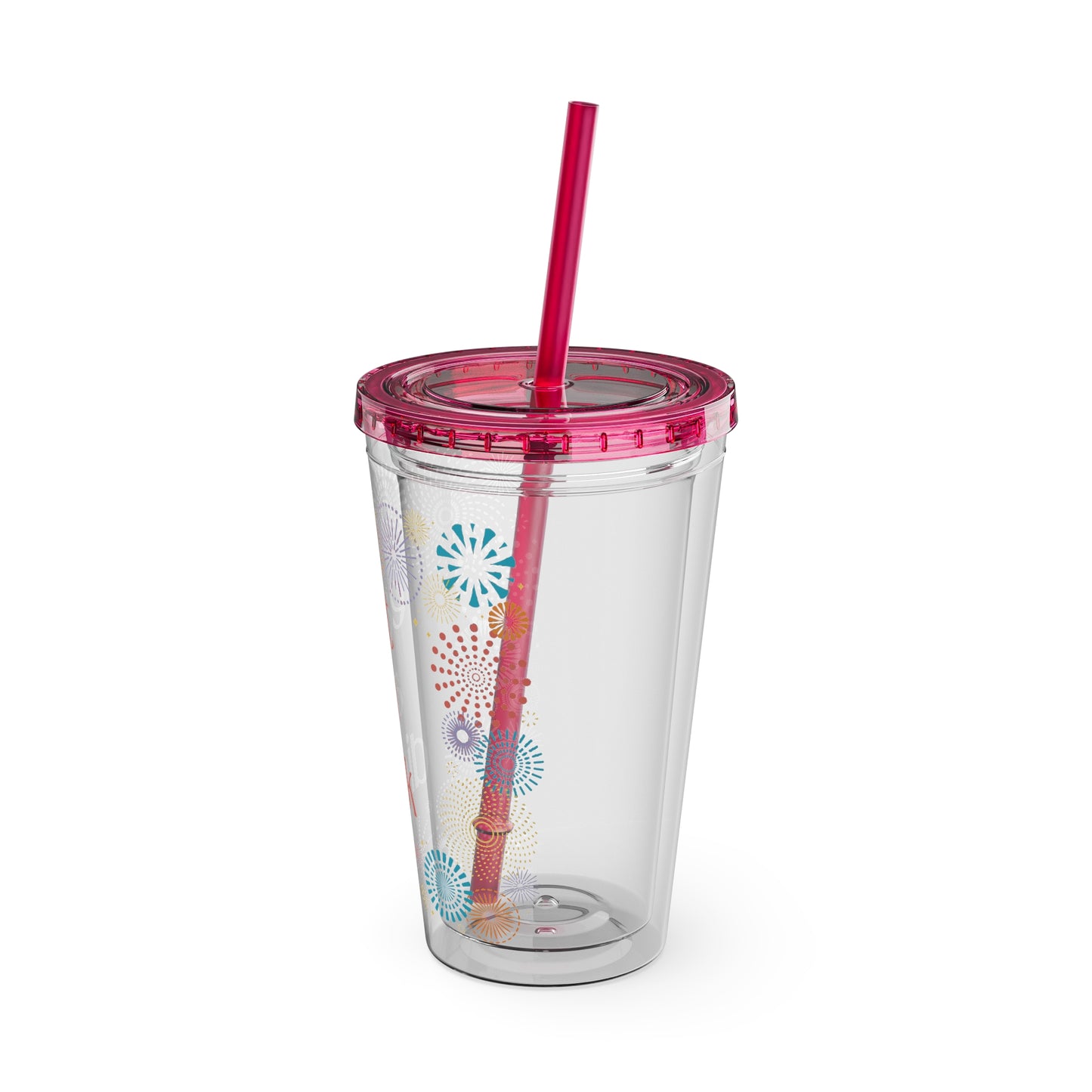 Sunsplash Tumbler with Straw, 16oz